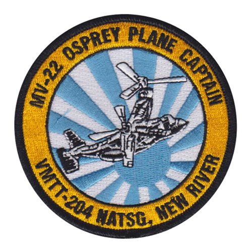 VMTT-204 MV22 Osprey Plane Captain Patch