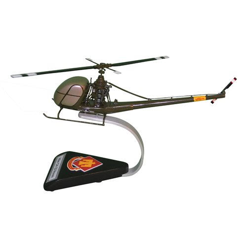 Hiller OH-23 Raven Helicopter Model  - View 2