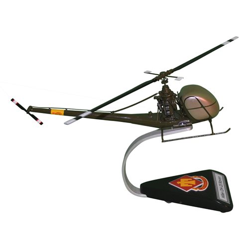 Hiller OH-23 Raven Helicopter Model  - View 4