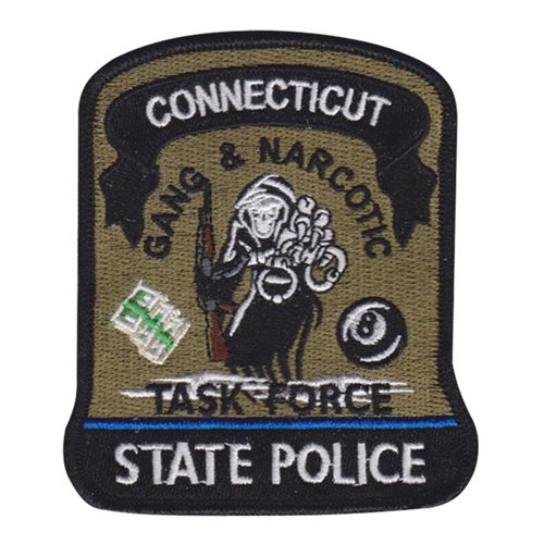 Connecticut State Police Gang & Narcotic Task Force Patch