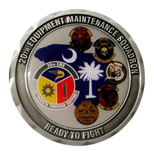 20 EMS Challenge Coin - View 2