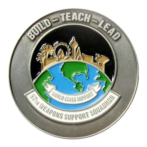 57 WPSS Commander Commander Challenge Coin Challenge Coin - View 2