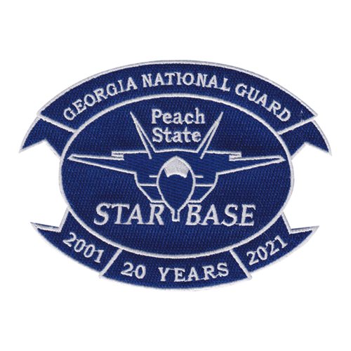 Georgia National Guard Peach State StarBase Programs 20 Years Patch 