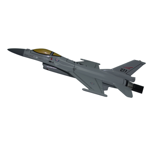 Royal Norwegian Air Force F-16MLU Custom Airplane Model Briefing Sticks - View 2