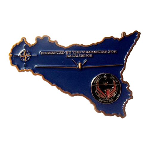 NATO AGS Flying Squadron Challenge Coin - View 2