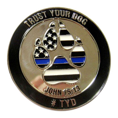 Olympic Peninsula Regional Training Group Challenge Coin - View 2
