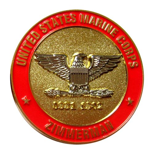 Zimmerman Protect Each Other Challenge Coin