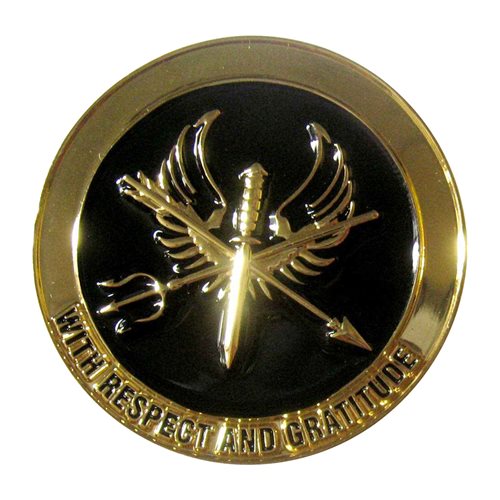 33 SOS Commander Challenge Coin - View 2