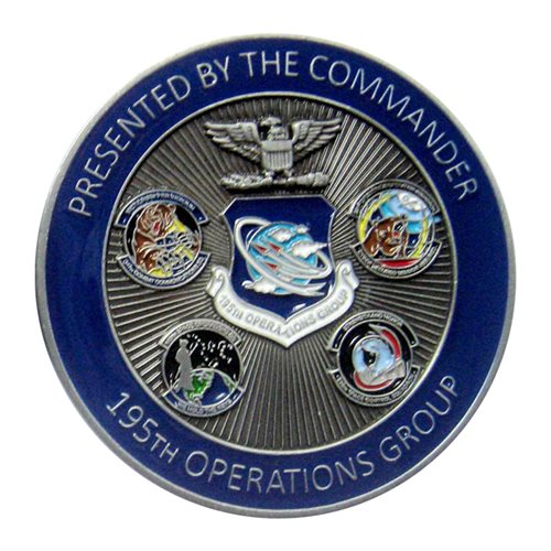 195 OG Commander Challenge Coin - View 2