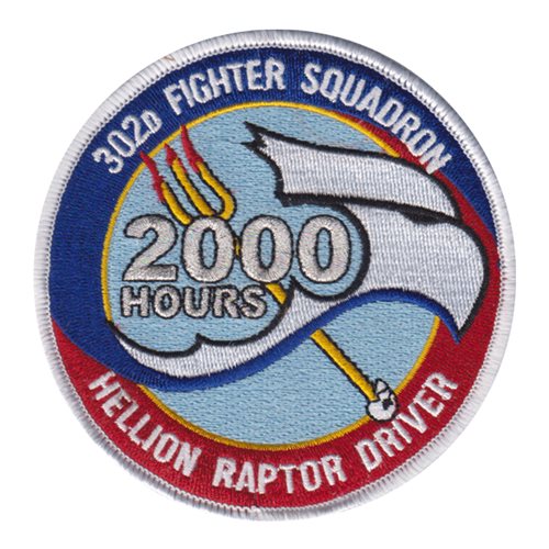 302 FS Hellion Raptor Driver 2000 Hour Patch