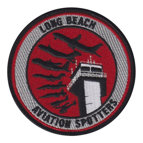 Long Beach Aviation Spotters Red Patch
