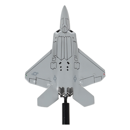 7 FS F-22A Raptor Custom Airplane Model Briefing Stick - View 6
