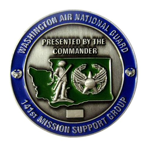 141 MSG Commander Challenge Coin - View 2
