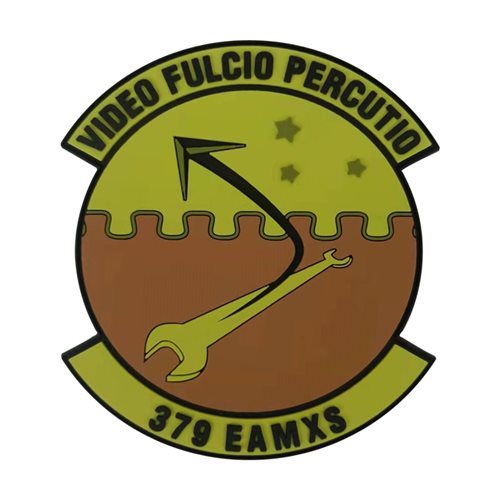 379 EAMXS / 96 EAMU 2016-2017 PVCパッチ 379 EAMXS OCP PVC Patch | 379th Expeditionary Aircraft