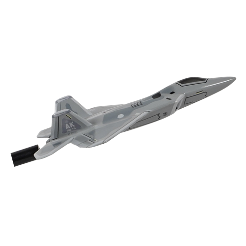 302 FS F-22A Raptor Custom Airplane Model Briefing Stick - View 3