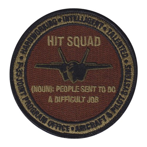 F-35 Joint Program Office Hit Squad OCP Patch