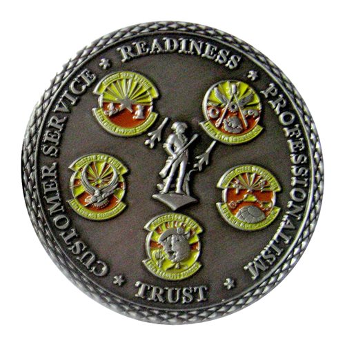 162 MSG Commander Challenge Coin - View 2