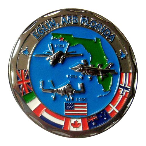 Eglin F-35 ATC Challenge Coin - View 2