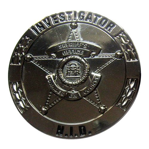 Lowndes County Sheriff's Office Narcotics Challenge Coin