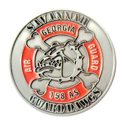 158 AS Savannah Guard Dawgs Challenge Coin