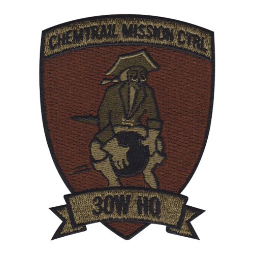 N856F 30W HQ Chemtrail Mission Ctrl OCP Patch