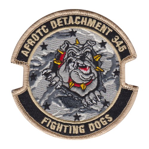AFROTC DET 345 University of Massachusetts Lowell Fighting Dogs Patch