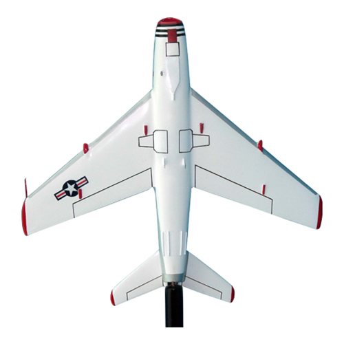 NAVY FJ-4 Custom Airplane Model Briefing Sticks - View 3