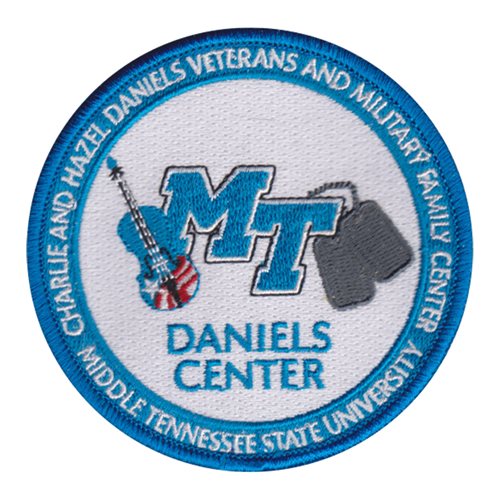MTSU Charlie and Hazel Daniels Veterans & Military Family Center Patch