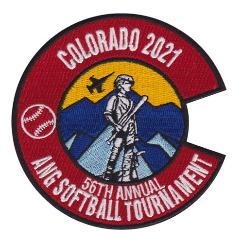 56th ANG Softball Tournament Colorado 2021 Patch