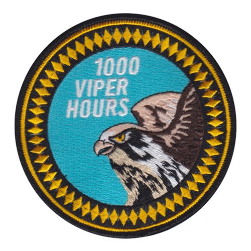 314 FS F-16 1000 Hour Viper Driver Patch
