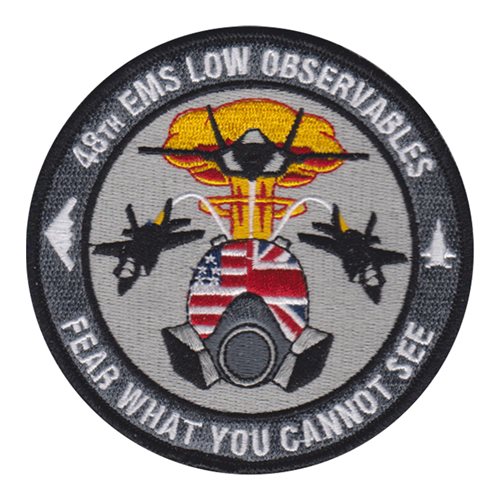 48 EMS Low Observables Patch | 48th Equipment Maintenance Squadron Patches