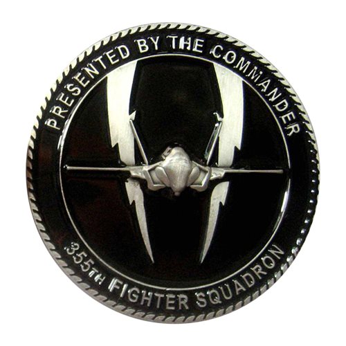 355 FS F-35 Commander Challenge Coin
