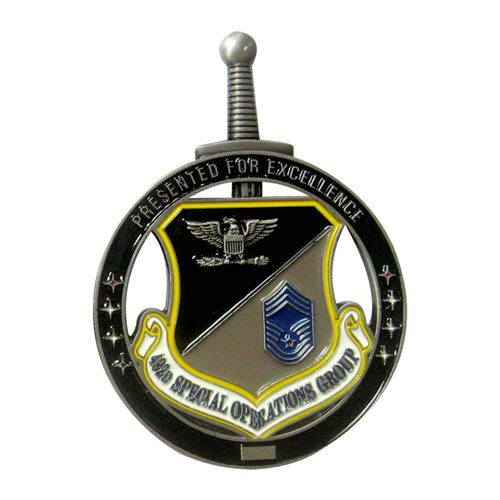 492 SOG Carpet Baggers Command Challenge Coin - View 2