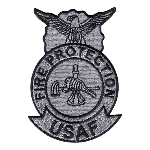 USAF Fire Protection Firefighter Badge Patch 