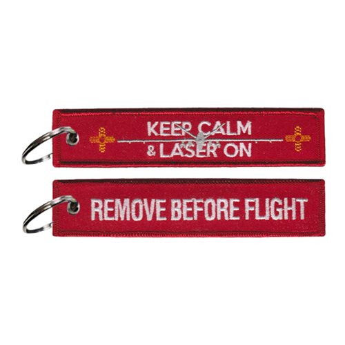 16 TRS Keep Calm & Laser On Key Flag