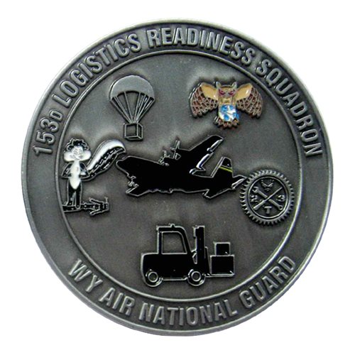 153 LRS Commander Challenge Coin - View 2