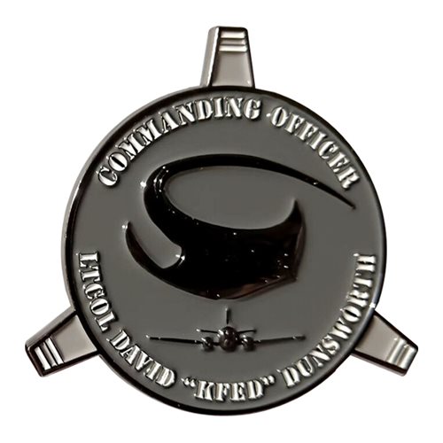 VT-35 Lt Col David Dunsworth Challenge Coin - View 2