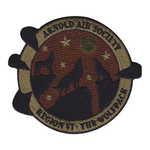 Arnold Air Society Region VI Wolfpack OCP Patch