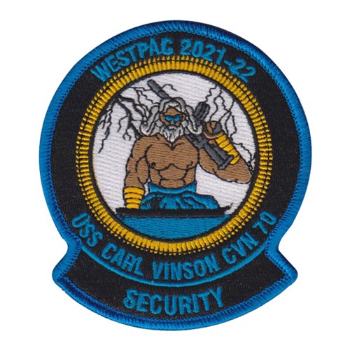 USS Carl Vinson Security WESTPAC 2021-2022 Patch