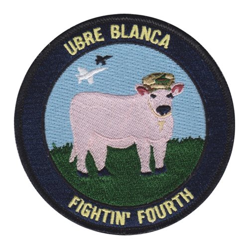 USAFA CS-04 Fightin' Fourth Ubre Blanca Patch
