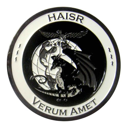 410 TES Black and White Challenge Coin - View 2