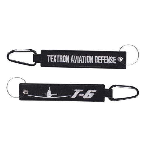 Textron T-6 Texan II Carabiner Black Key Flag
