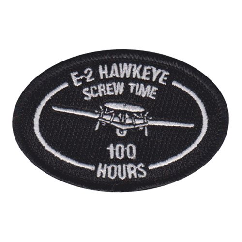 VAW-126 E-2 Hawkeye 100 Hours Patch