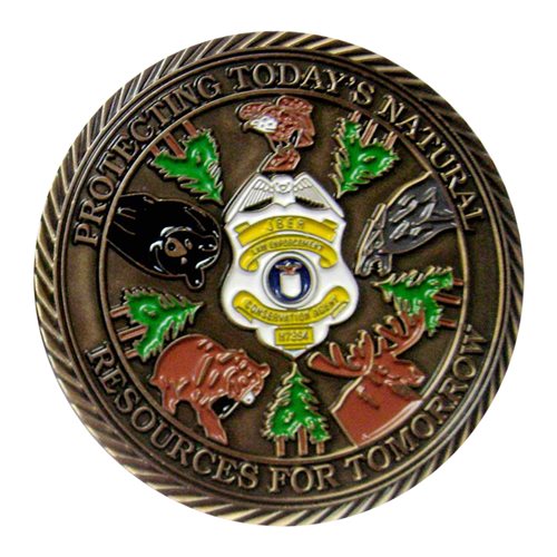 673 CES JBER CLEO Challenge Coin - View 2
