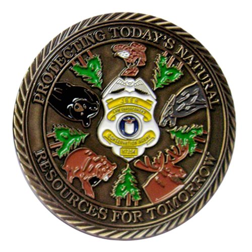 673 CES JBER CLEO Challenge Coin - View 2