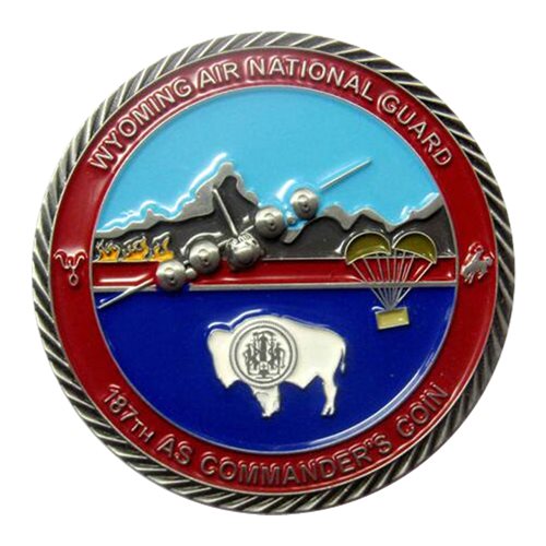 187 AS Commander Challenge Coin
