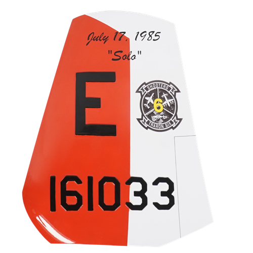 T-34C Mentor Airplane Tail Flash - View 2