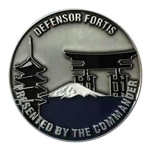 35 SFS Fighting Tanukis Commander Challenge Coin - View 2