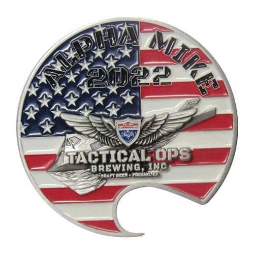 Tactical OPS Brewing Inc Bottle Opener Challenge Coin
