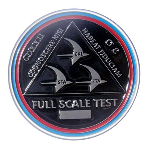 Full Scale Test Challenge Coin - View 2